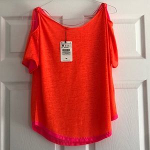 Zara orange top